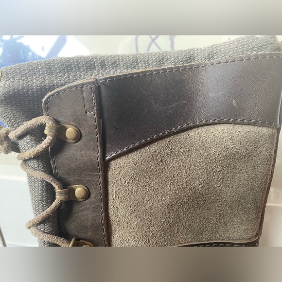 SOREL Carly Conquest I leather duck  boots waterproof size 7 - Picture 3 of 14